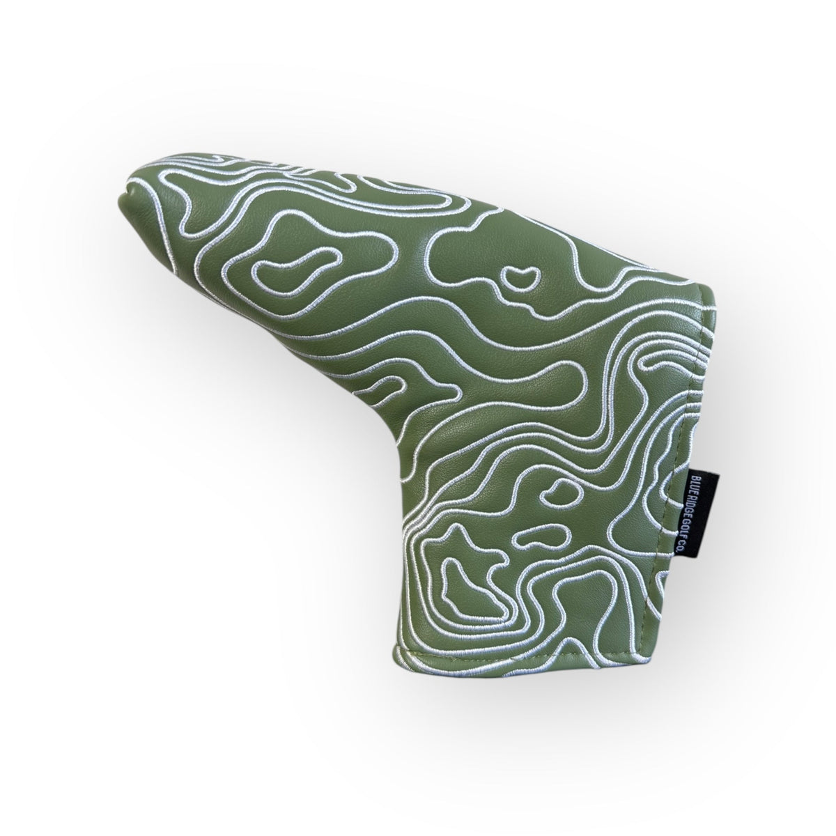 Topographic Headcover – Fairway Green / White