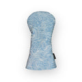 Topographic Headcover – Carolina Blue / White