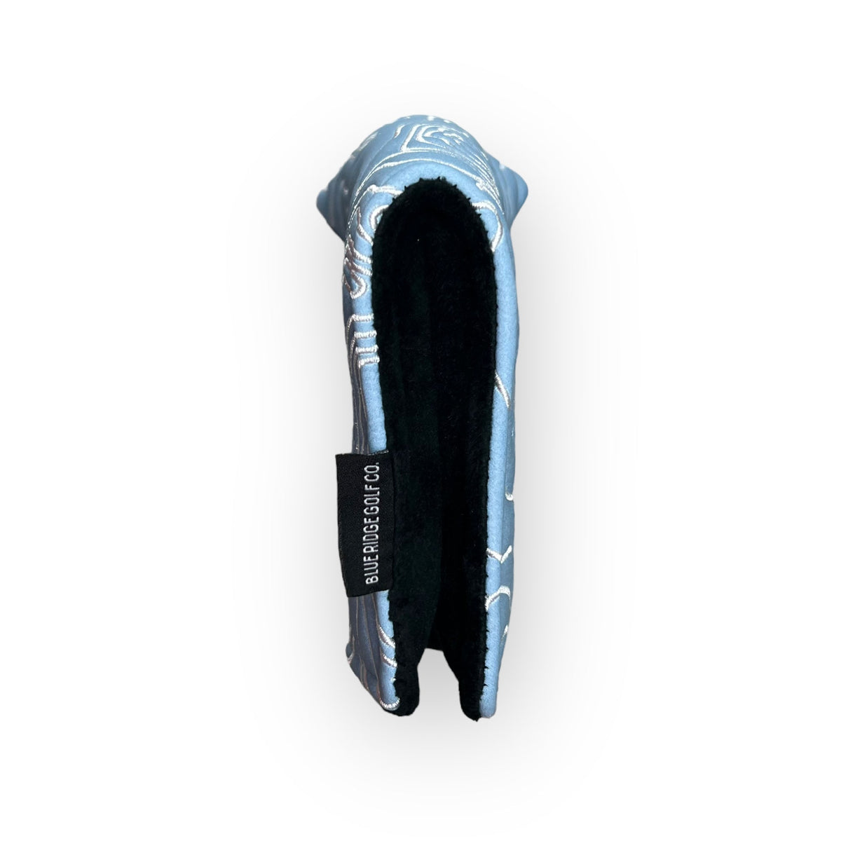 Topographic Headcover – Carolina Blue / White
