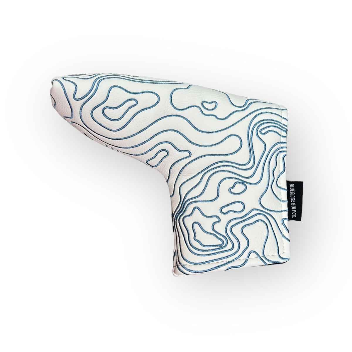 Topographic Headcover – White / Carolina Blue