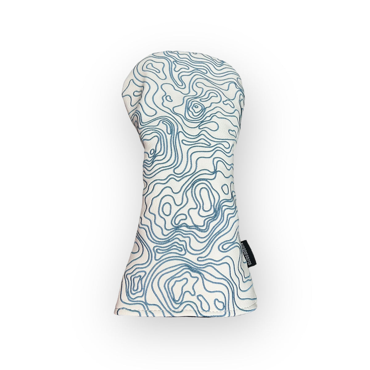 Topographic Headcover – White / Carolina Blue