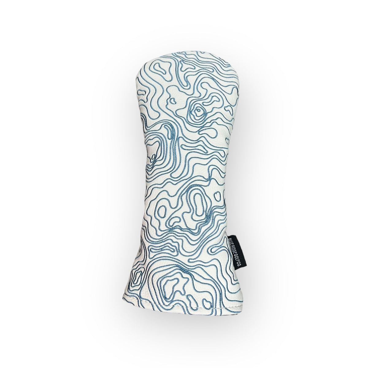 Topographic Headcover – White / Carolina Blue
