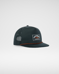 Little Rad Things Waterproof Explorer Snapback Hat - Juniper Green