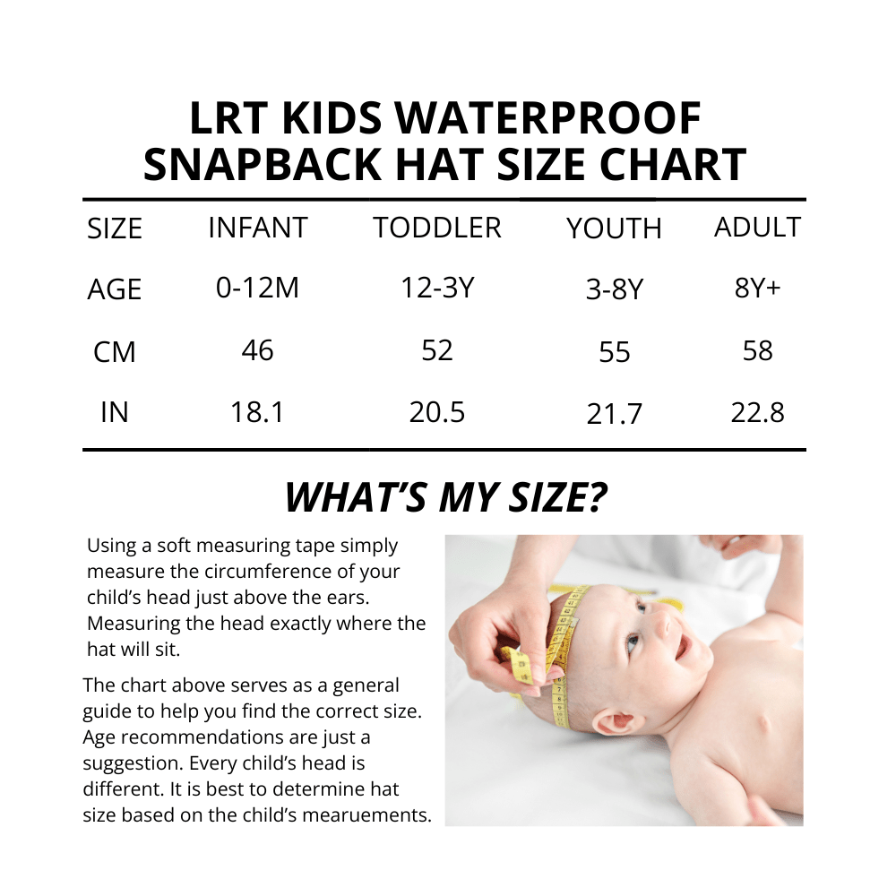 Little Rad Things Waterproof Explorer Snapback Hat - Juniper Green